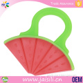 Fruit toy watermelon silicone ring funny baby teether bpa free